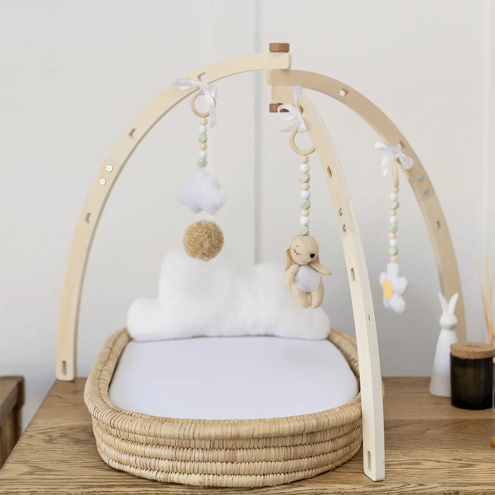 Arche d’éveil en bois naturel