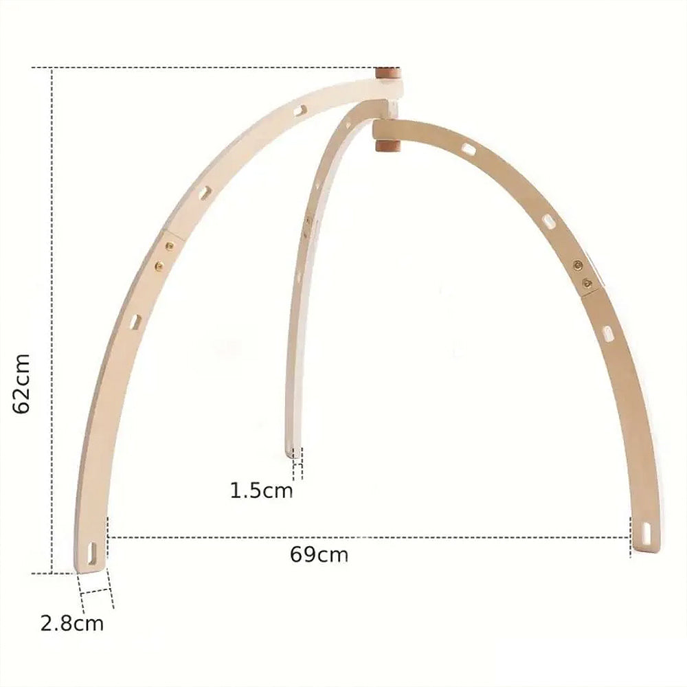 Arche d’éveil en bois naturel