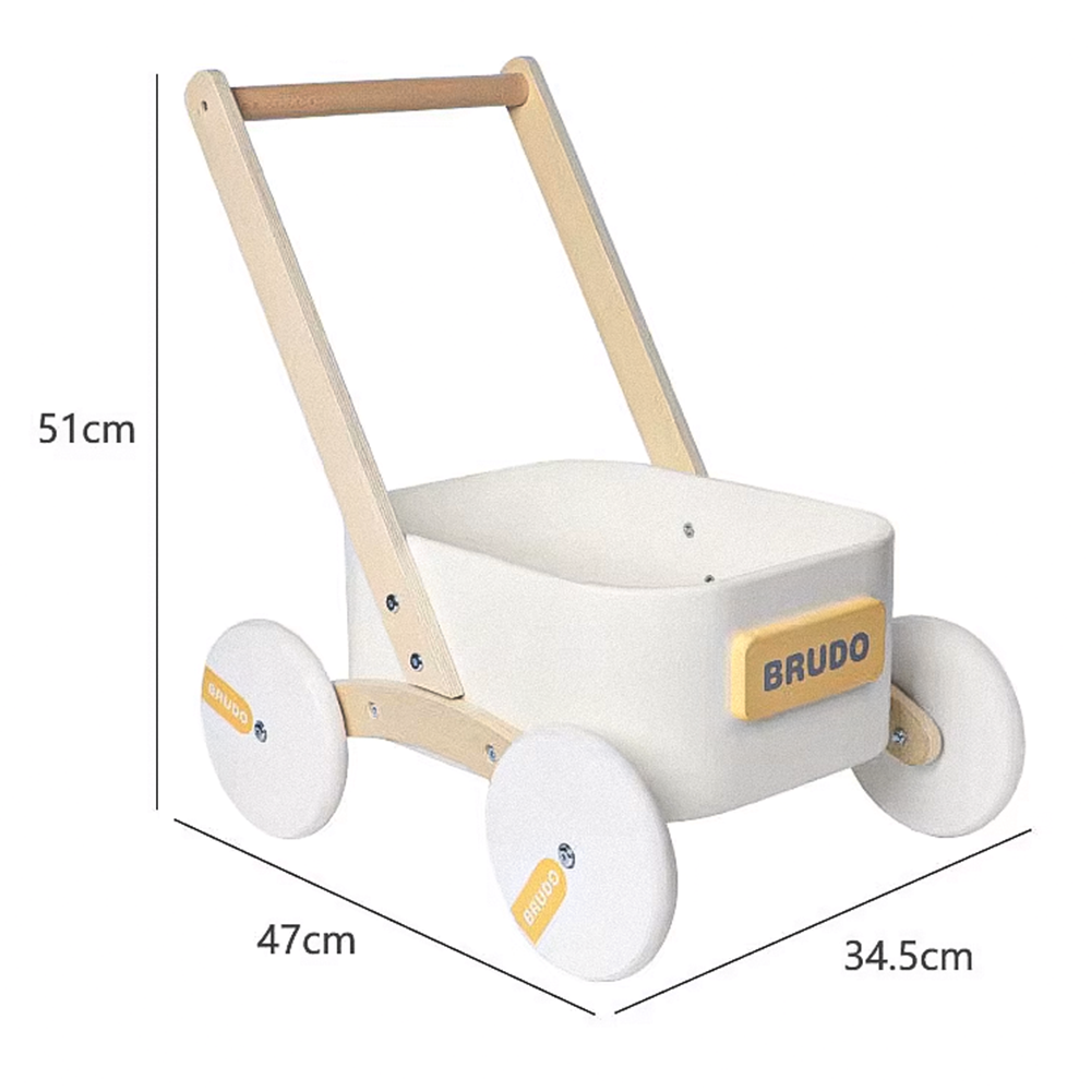 Chariot en bois petits marcheurs